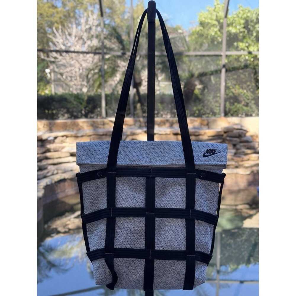 Nike Women's Sportswear Forward Cargo Tote Bag 12L - Gray Polyester